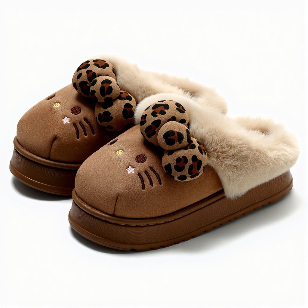 Cozy Kitty Couture Slippers